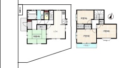 各部屋の独立性を保ちつつ、生活動線に配慮した設計です。独立した調理スペースは作業に集中しやすく、隣接する和室は休息のひとときを穏やかに彩り、ご家族それぞれの時間を大切に過ごせる住まいです