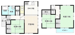 各居室の独立性が保たれながらも家族の気配を感じられる穏やかな間取りです